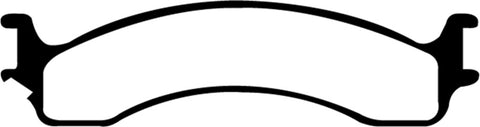 EBC 00-02 Dodge Ram 2500 Pick-up 5.2 2WD (Pad with wear sensor) Greenstuff Front Brake Pads - DP61640