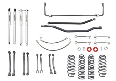 Belltech 07-17 Jeep Wrangler Rubicon Unlimited JK 4dr 4in Trail Perf Lift Kit w/ Rear Sway Bar - 153201TPS
