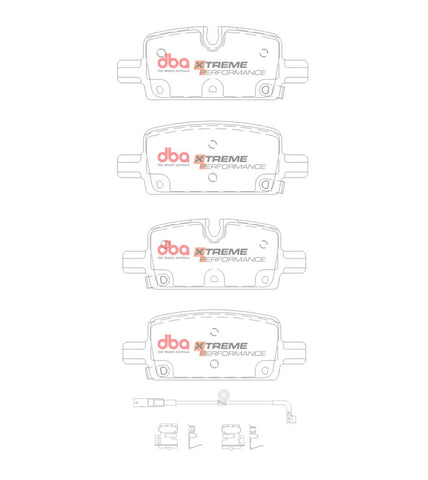 DBA 21-23 Cadillac Escalade (w/6 Piston BBK) Rear XP Performance Brake Pads - DB15146XP