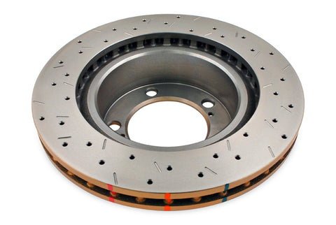 DBA 07+ Toyota Landcruiser 200 Series Front Drilled and Slotted 4000 Series Rotor - DBA42722XS