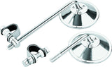 BikeMaster Universal Clamp On Mirror 8in Stem - 600005