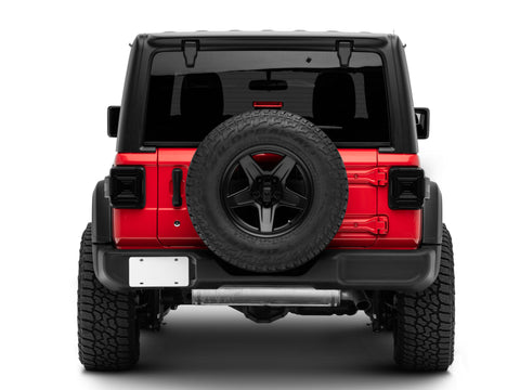 Raxiom 18-22 Jeep Wrangler JL Axial Series Plateau LED Tail Lights- Black Housing (Smoked Lens) - J150581-JL