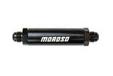 Moroso In-Line Fuel Filter - 6.5in -10An - 40 Micron SS Filter - Aluminum - 65234