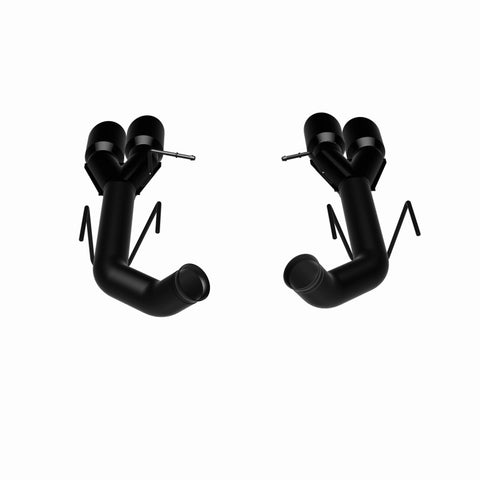 MagnaFlow 13 Ford Mustang Shelby GT500 V8 5.8L Quad Split Rear Exit Stainless Cat Back Perf Exhaust - 15177