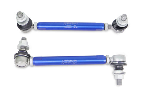 SuperPro 2013 Scion FR-S Base Front HD Adjustable End Link Set (12mm Studs 210mm-260mm Length) - TRC12160
