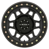 Method MR405 UTV Beadlock 15x7 / 5+2/38mm Offset / 4x136 / 106mm CB Matte Black Wheel - MR40557047552B