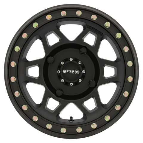 Method MR405 UTV Beadlock 15x7 / 5+2/38mm Offset / 4x156 / 132mm CB Matte Black Wheel - MR40557046552B
