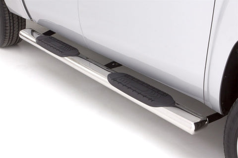 Lund 99-13 Chevy Silverado 1500 Std. Cab 6in. Oval Straight SS Nerf Bars - Polished - 24355008