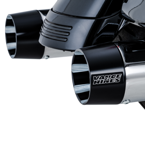 Vance & Hines 17-23 Harley-Davidson Touring/CVO Blackbird 450 Slip-ons - Chrome - 16792