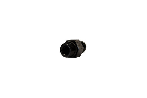 Fleece Performance Universal -6AN to 9/16in-18 Straight Male w/ O-Ring - Black - FPE-APT-916-06