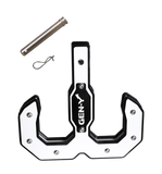 Gen-Y Hulk 2.0 16K Tow Hook 2in Shank w/GH-099 Pin/GH-011 Clip - Black/White - GH-0070-W