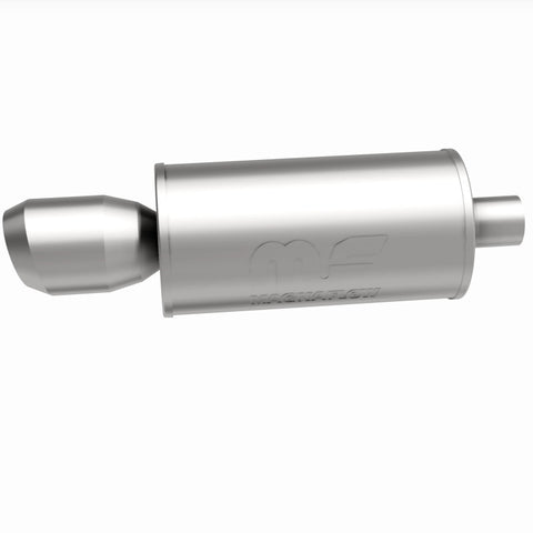 MagnaFlow Muffler W/Tip Mag SS 14X7X7 2.25/4. - 14836