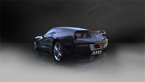 Corsa 2014 Corvette C7 Coupe 6.2L V8 AT/MT 2.75in Valve-Back Dual Rear Exit Polished Xtreme Exh - 14762