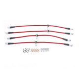 Power Stop 08-13 Subaru Impreza Front & Rear SS Braided Brake Hose Kit - BH00098