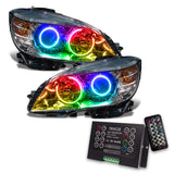 Oracle 08-11 Mercedes Benz C-Class Pre-Assem. Headlights Chrome Housing- w/2.0 Controller - 7115-333