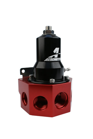 Aeromotive Regulator - 30-120 PSI - .500 Valve - 4x AN-08 and AN-10 inlets / AN-10 Bypass - 13133