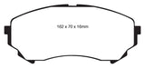 EBC 08-13 Cadillac CTS 3.6 (315mm Rear Rotors) Redstuff Front Brake Pads - DP31828C