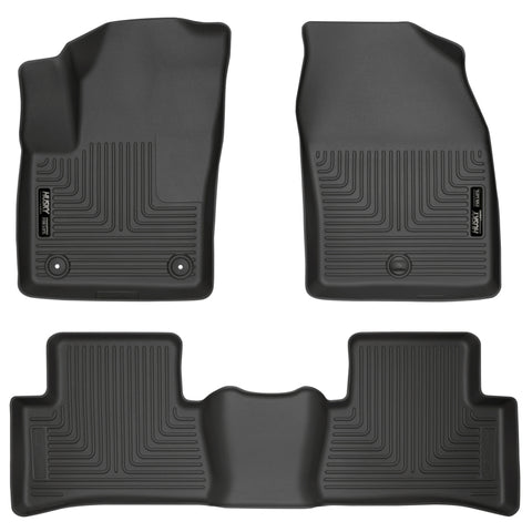 Husky Liners 2018 Toyota CH-R Weatherbeater Black Front & 2nd Seat Floor Liners - 95651