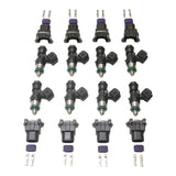 Deatschwerks Set of 8 1500cc/min For The Fitech Go EFI 8/Holley Super Sniper 1250/ Sniper Xflow 1375 - 16M-19-1500-8