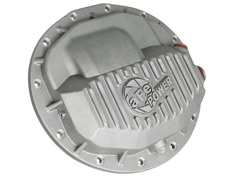 aFe Power Street Series Front Differential Cover Raw w/ Machined Fins 13-18 RAM V8 5.7/6.4L - 46-70400