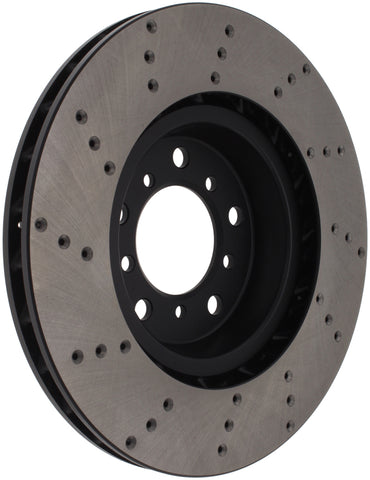 StopTech 01-06 BMW M3 Drilled Left Front Rotor - 128.34058L