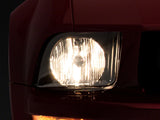 Raxiom 05-09 Ford Mustang Axial Series OEM Style Rep Headlights- Chrome Housing- Smoked Lens - 413415