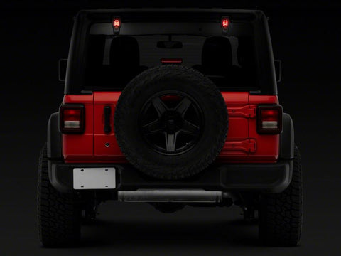 Raxiom 18-23 Jeep Wrangler JL Axial Series Rear Window Glass Hinge LED Lights - J155993-JL