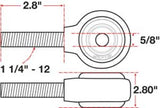 SPC Performance XAXIS Rod End Ball Joint - 15748