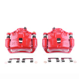 Power Stop 10-13 Kia Soul Front Red Calipers w/Brackets - Pair - S2998