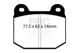 EBC 05-08 Morgan Aero 8 4.4L Bluestuff Rear Brake Pads - DP5197/2B