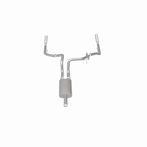 Magnaflow 09-13 Dodge Ram 1500 V6 3.6L Dual Spilt Rear Exit Polished Stainless C/B Perf Exhaust - 15249