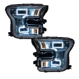 Oracle Ford F-150 15-17 LED Projector Headlight Halo Kit - White - 3957-001