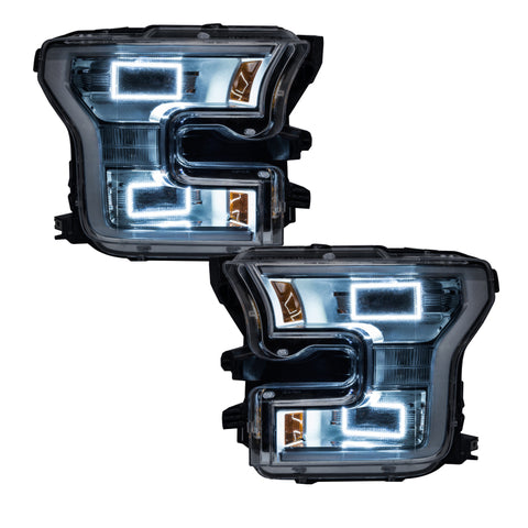 Oracle Ford F-150 15-17 LED Projector Headlight Halo Kit - White - 3957-001