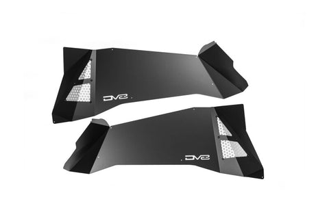 DV8 Offroad 07-18 Jeep Wrangler JK Rear Inner Fender - Satin Black - INFEND-10RB