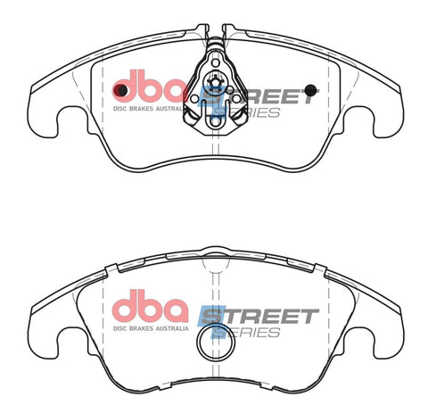 DBA 09-16 Audi A4 Sedan Front Street Series Brake Pads - DB2186SS