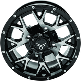 QuadBoss Barbwire 14X7 - 5+2 - 4/137 - Black Machined - 608575