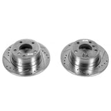 Power Stop 03-05 BMW Z4 Rear Evolution Drilled & Slotted Rotors - Pair - EBR669XPR