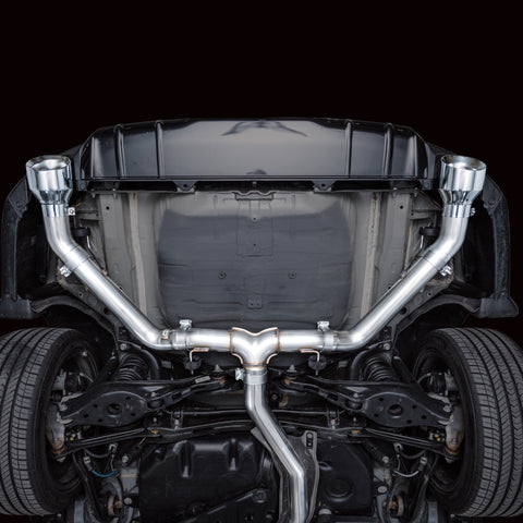 AWE Tuning 22+ Honda Civic Si/Acura Integra Track Edition Catback Exhaust - Dual Chrome Silver Tips - 3020-32331