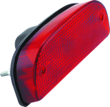 Bikers Choice Replacement Custom Fatbob Rear Taillight W/Red Lens - 491307