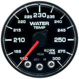 Autometer Spek-Pro - Nascar 2-1/16in Water Temp 100- 300F Bfb Ecu - P546328-N3