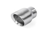 APR Double-Walled 3.5in Slash-Cut Tips - Brushed Silver - Set of 2 - TPK0007