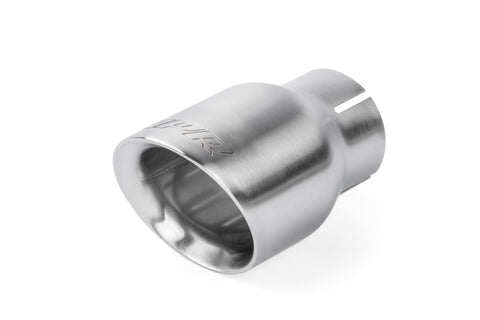 APR Double-Walled 3.5in Slash-Cut Tips - Brushed Silver - Set of 2 - TPK0007
