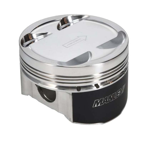 Manley Mitsubishi 4G63/4G63T (6 Bolt) 86mm Bore 9.0:1 CR -8cc Dish Extreme Duty Pistons w/ Rings - 605110CE-4
