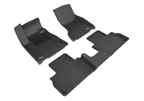 3D MAXpider 17-18 Maserati Levante Kagu Floor Mat- Black R1 R2 - L1MR00801509