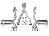 Corsa 1997-2004 Chevrolet Corvette C5 Z06 5.7L V8 Polished Xtreme Cat-Back + XO Exhaust - 14114