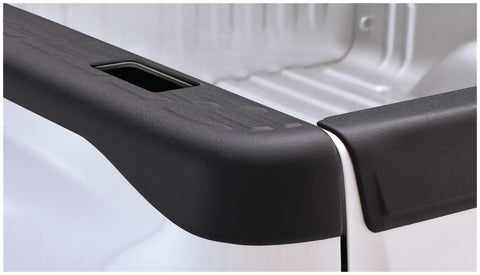 Bushwacker 07-13 GMC Sierra 1500 Fleetside Bed Rail Caps 78.7in Bed - Black - 49526