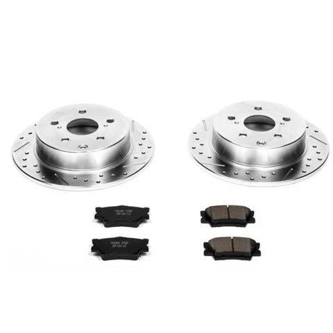 Power Stop 09-10 Pontiac Vibe Rear Z23 Evolution Sport Brake Kit - K4670