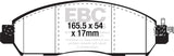 EBC 2017+ Nissan Leaf Electric Greenstuff Front Brake Pads - DP22310