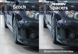PERRIN 02-14 Subaru WRX / 2004 STI / 13-25 BRZ & Toyota GR86 25mm Wheel Spacers 5x100 56mm CB - Pair - PSP-WHL-026BK