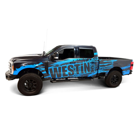 Westin 15-25 Ford F-150 SuperCrew / 17-25 F-250/350 CC AT6 Running Boards - Black - 24-63945